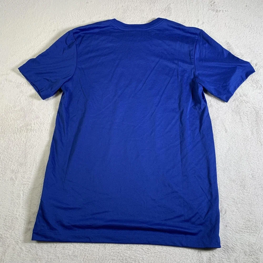 Texas Rangers Shirt Mens Small‎ Blue MLB Baseball 2023 Postseason Nike Dri Fit